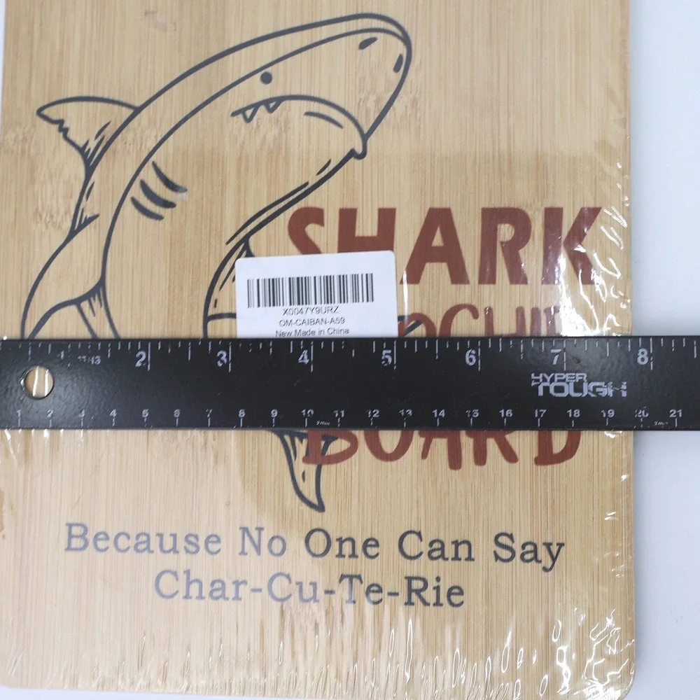 Bamboo Char-Cu-Te-Rei Board Cutting Board Unisex 11.75x8